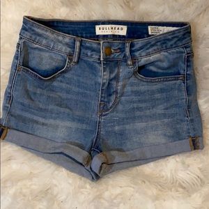 Denim shorts
